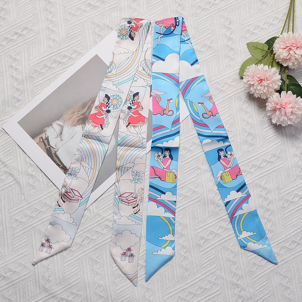 Luxury Bags Women Brands - Women Hair Scarf 2024 New Brand