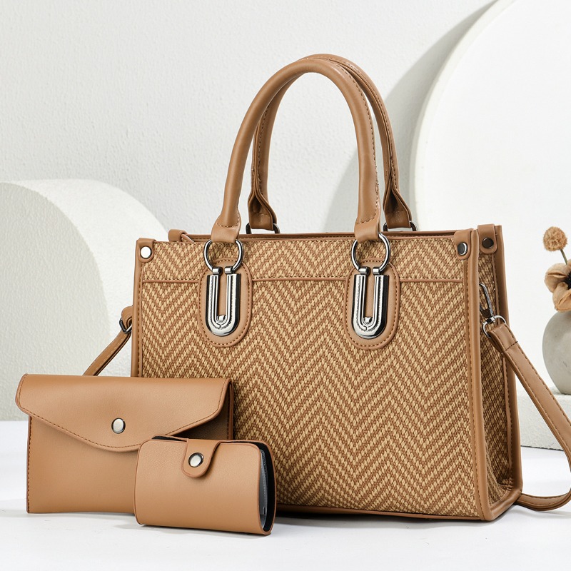 Luxury Bags England - 3Piece Set Women's Versatile Handbag New