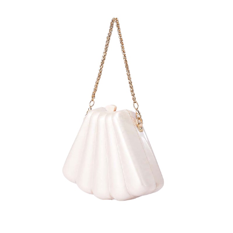 Luxury Bags White - Evening Party Shoulder Acrylic Crossbody Bag