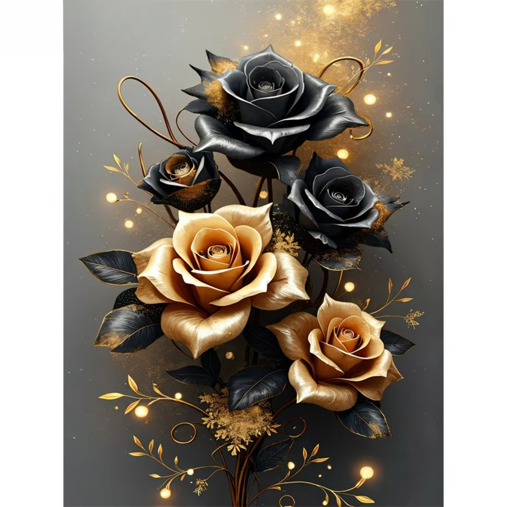 Luxury Bags Europe - Luxury Diamond Painting Kit Black and