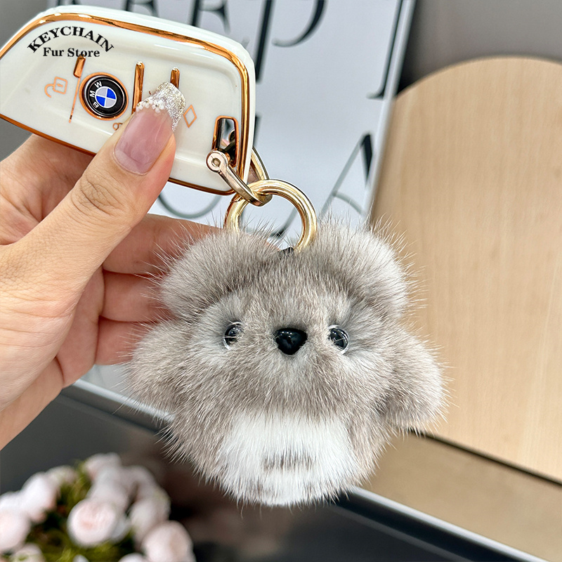 Luxury Bags For Kids - Luxury Real Mink Fur Totoro Pendant