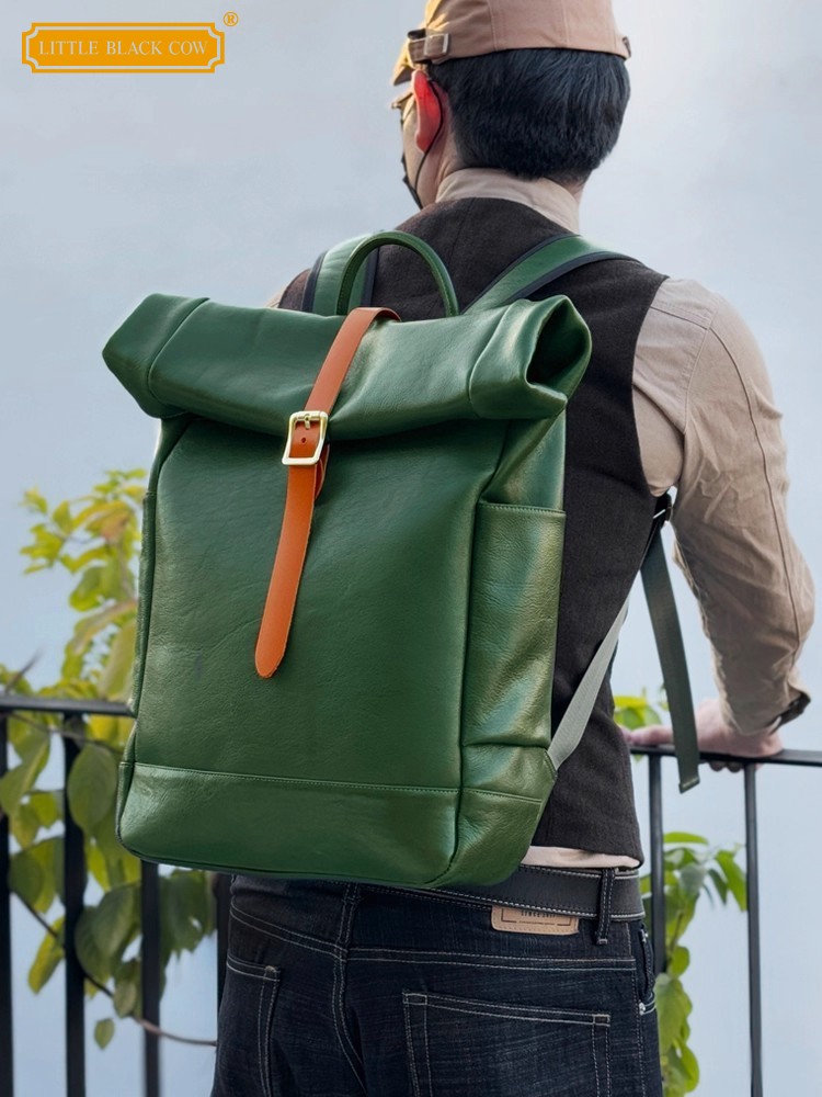 Large Capacity Mens Genuine Le – Genuine Leather Backpack Bewertung und Preis