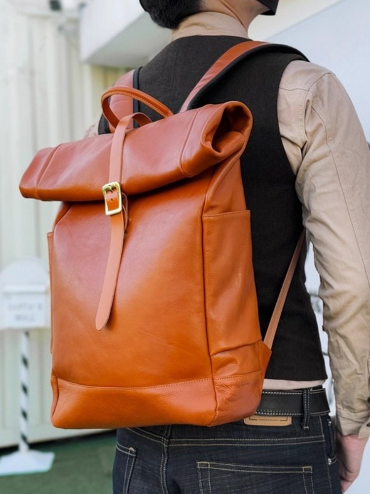 Large Capacity Mens Genuine Le – Genuine Leather Backpack Bewertung und Preis
