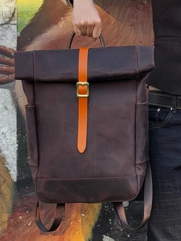 Large Capacity Mens Genuine Le – Genuine Leather Backpack Bewertung und Preis