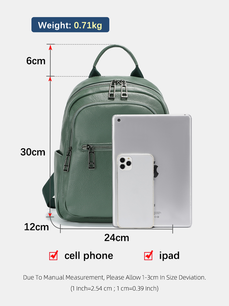 Zency Lake Blue Genuine Leathe – Genuine Leather Backpack Bewertung und Preis