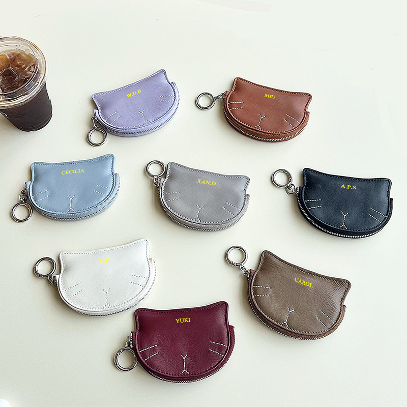 Cute Cat Mini Coin Purse With  – Luxury Bags Name For Women Bewertung und Preis