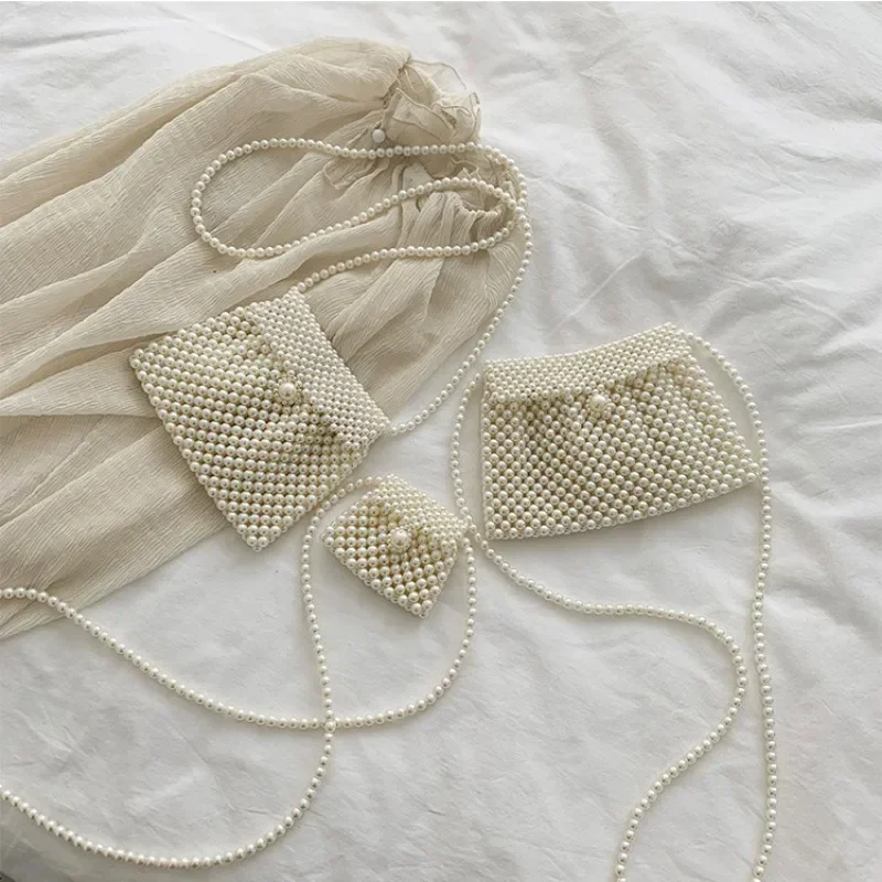 Fashion Hand-beaded Pearl Bag  – Luxury Bags White Bewertung und Preis