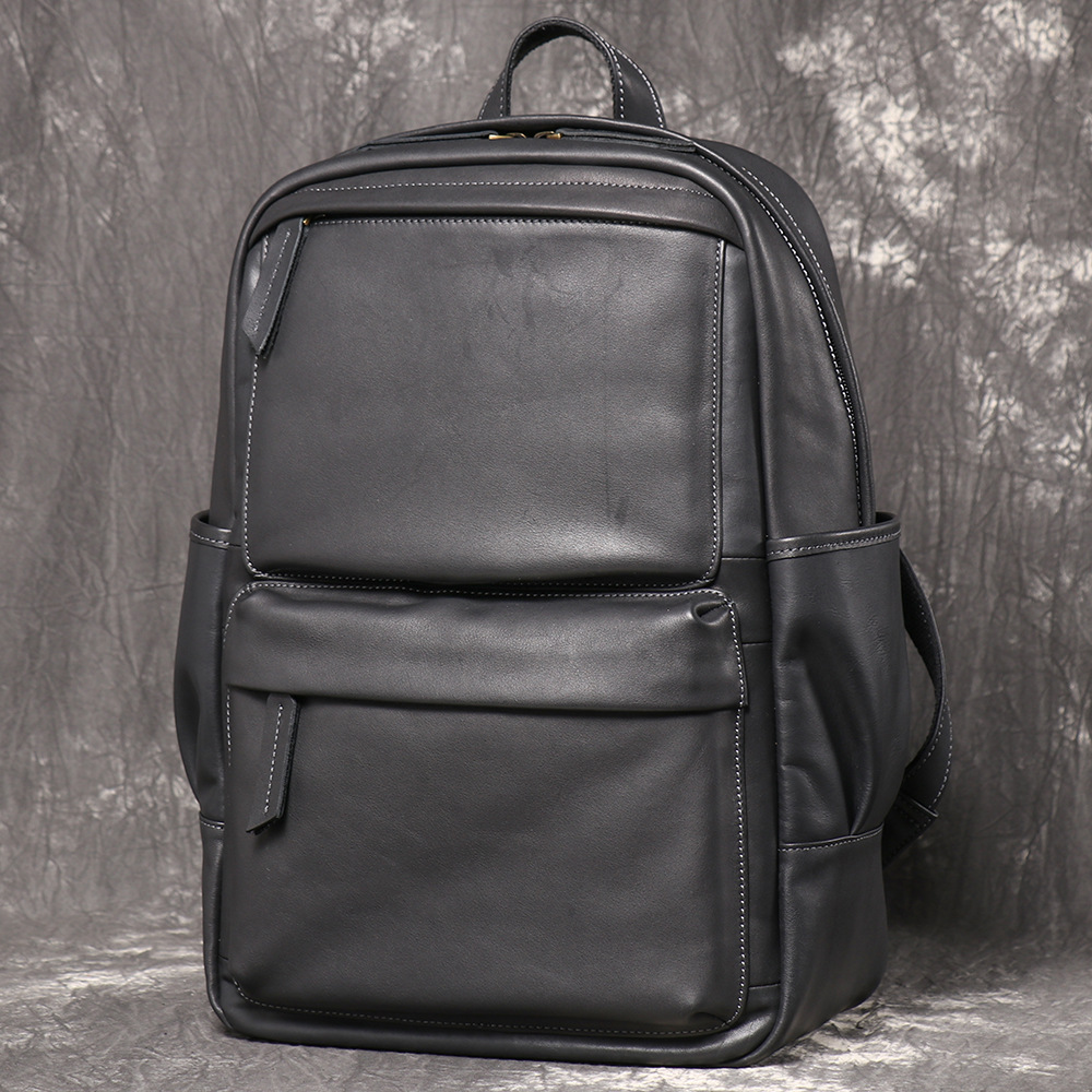 Genuine Leather Men Business B – Genuine Leather Backpack Bewertung und Preis