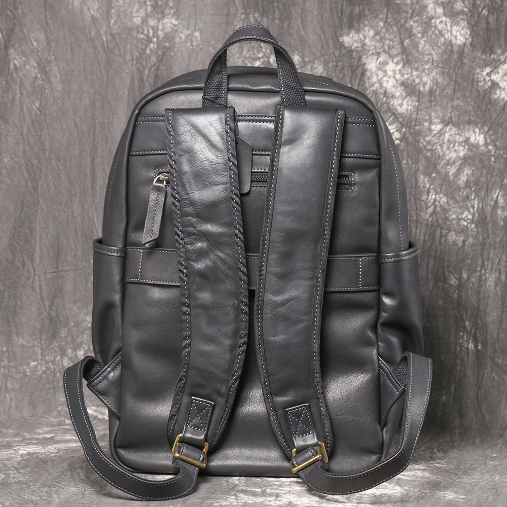 Genuine Leather Men Business B – Genuine Leather Backpack Bewertung und Preis