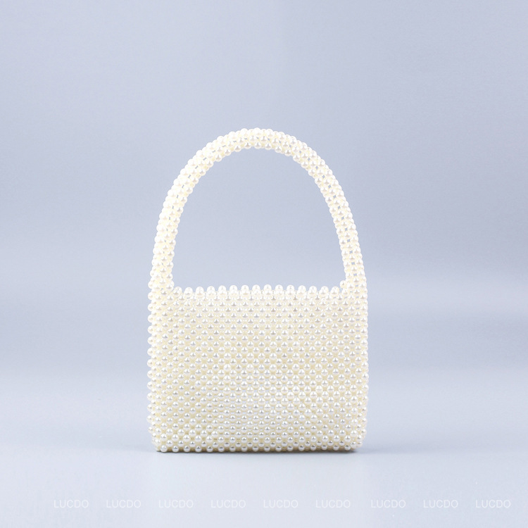 Vintage Beading Tote Bag Women – Luxury Bags White Bewertung und Preis