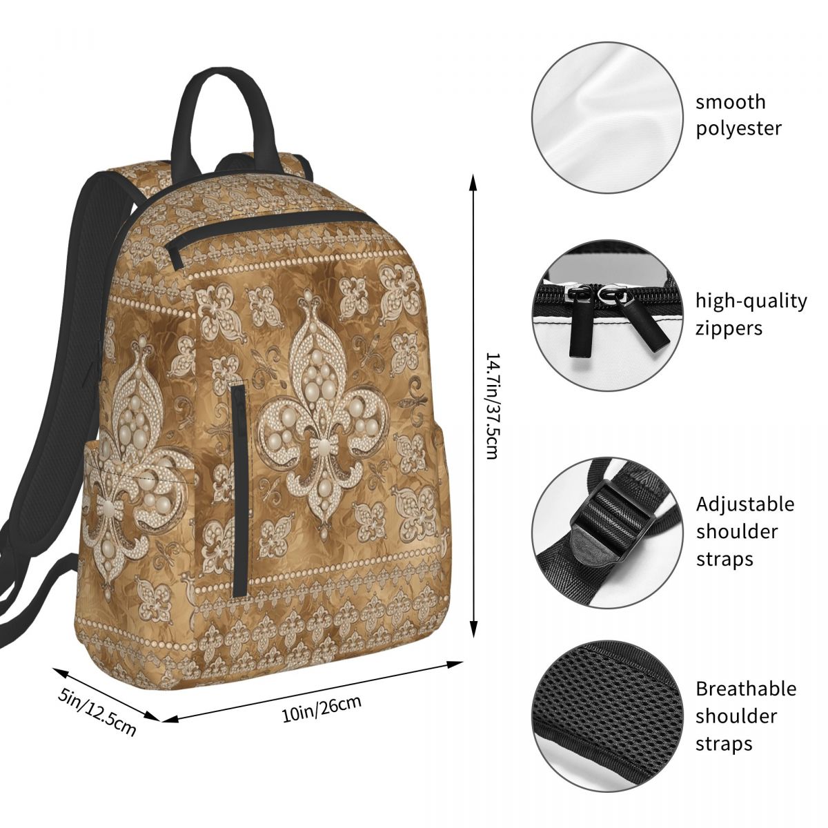 Fleur-de-lis Luxury Pearl And  – Luxury Bags For Kids Bewertung und Preis