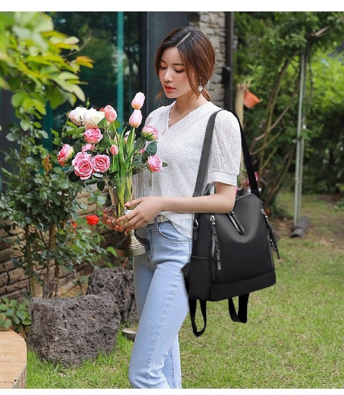 Women Backpack Bag Soft Nylon  – Luxury Bags For Young Women Bewertung und Preis