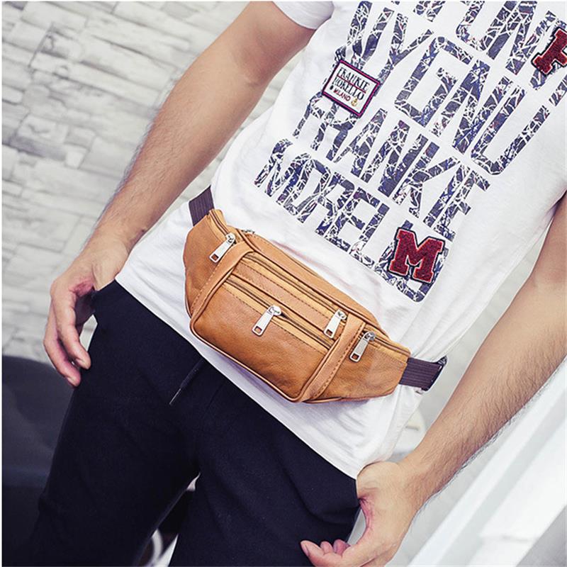 Men's Waist Bag Top Layer Cowh – Genuine Leather Backpack Bewertung und Preis