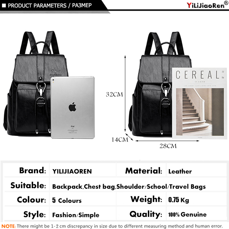 Anti Theft Backpack Women Shou – Genuine Leather Backpack Bewertung und Preis