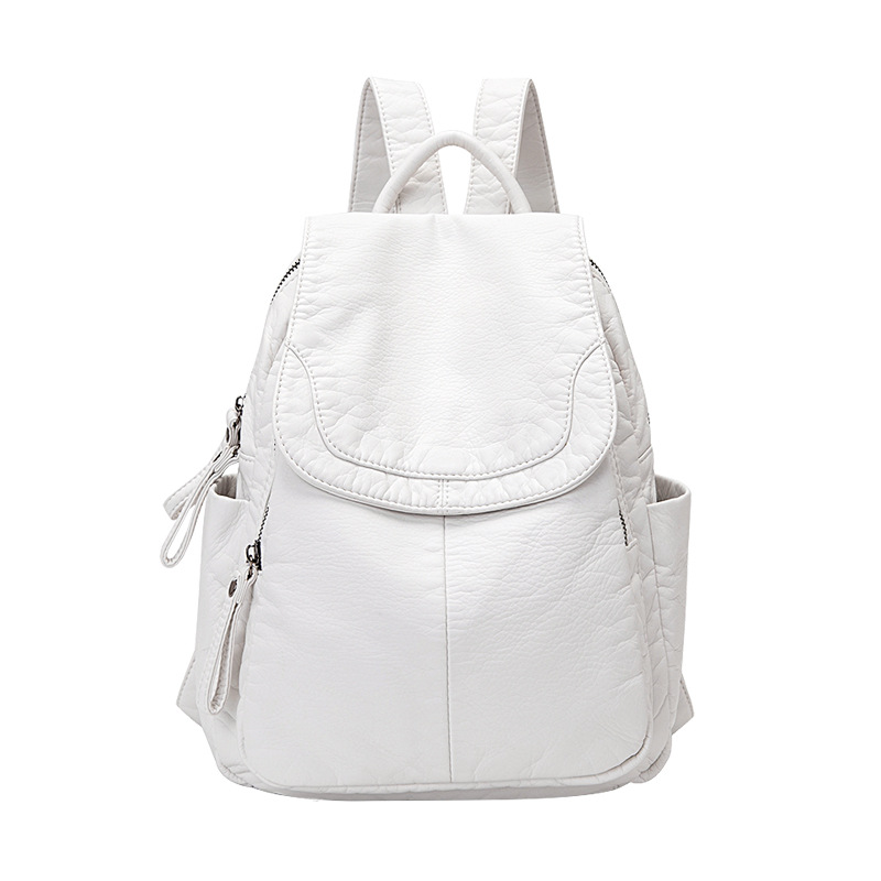 Women's Backpack White Washed  – Luxury Bags White Bewertung und Preis