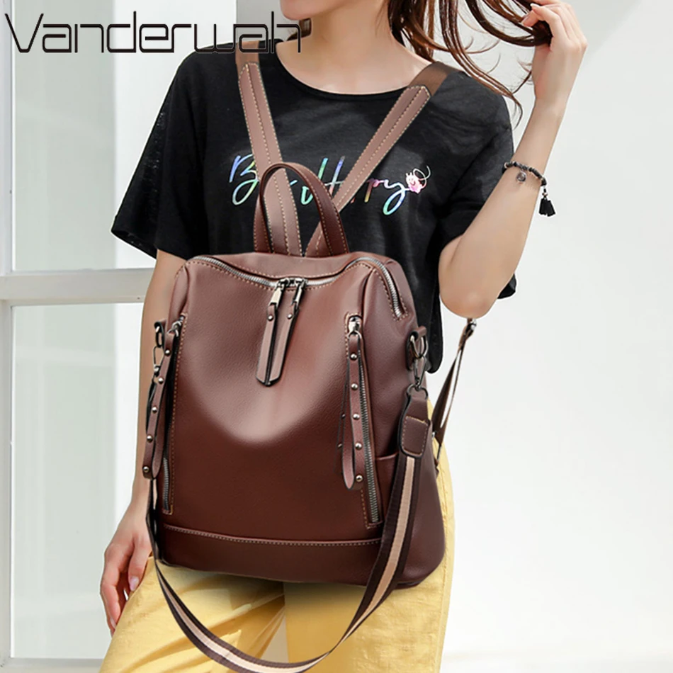 Brand Luxury Backpacks Soft Le – Genuine Leather Backpack Bewertung und Preis