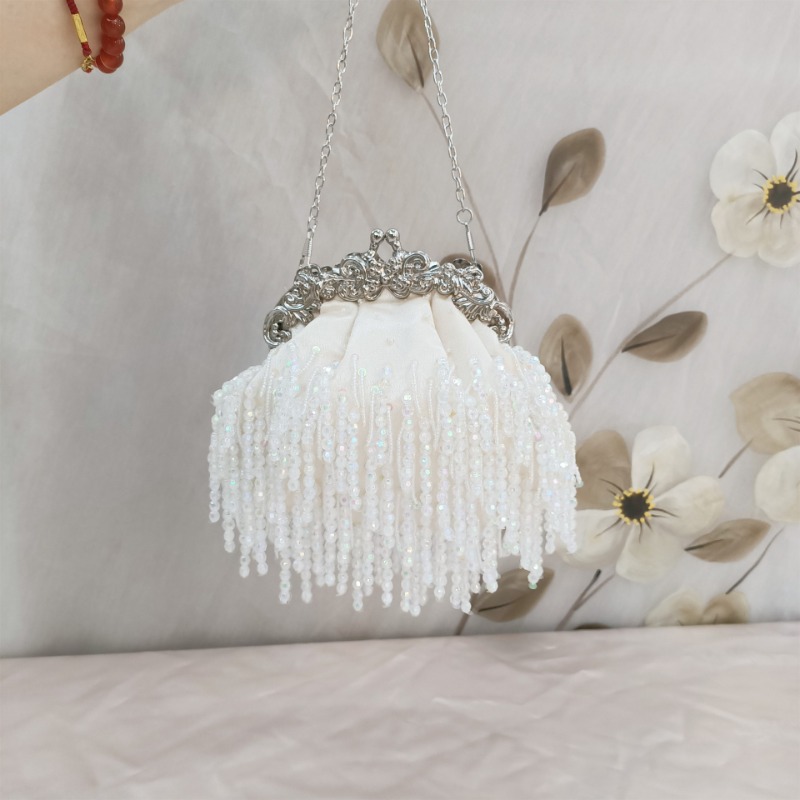 Elegant Bride Bags Vintage Tas – Luxury Bags White Bewertung und Preis