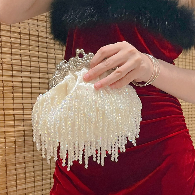 Elegant Bride Bags Vintage Tas – Luxury Bags White Bewertung und Preis