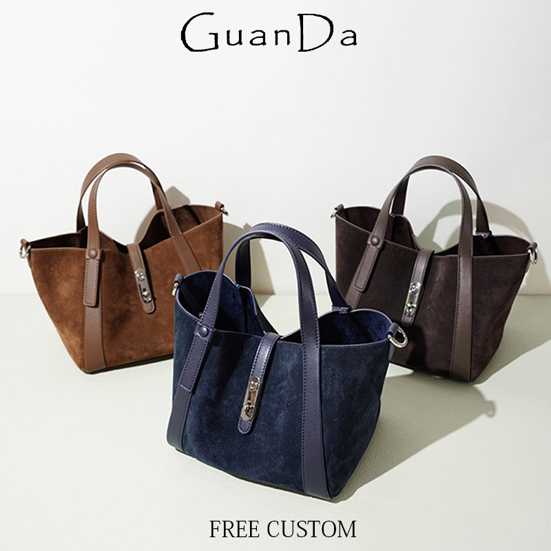 Luxury Suede Leather Handbag W – Luxury Bags Name For Women Bewertung und Preis