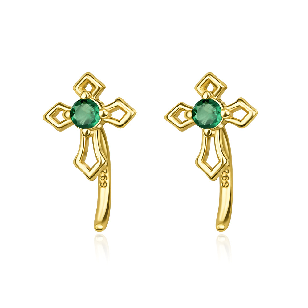 Gold Plated Green Cz Snake Ear – Luxury Bags Cz Bewertung und Preis