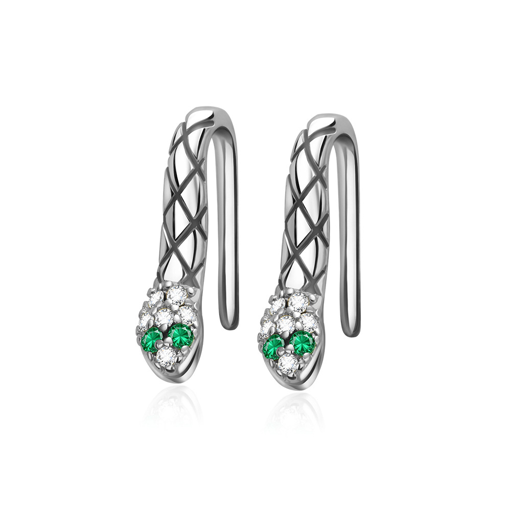 Gold Plated Green Cz Snake Ear – Luxury Bags Cz Bewertung und Preis