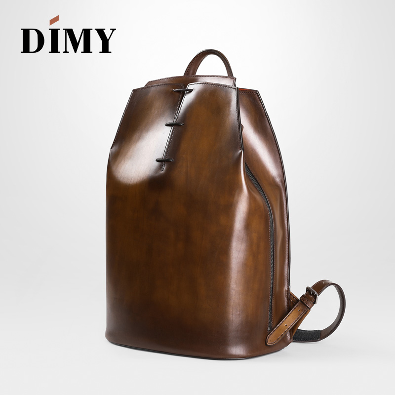 DIMY 2025 new men's genuine le – Genuine Leather Backpack Bewertung und Preis