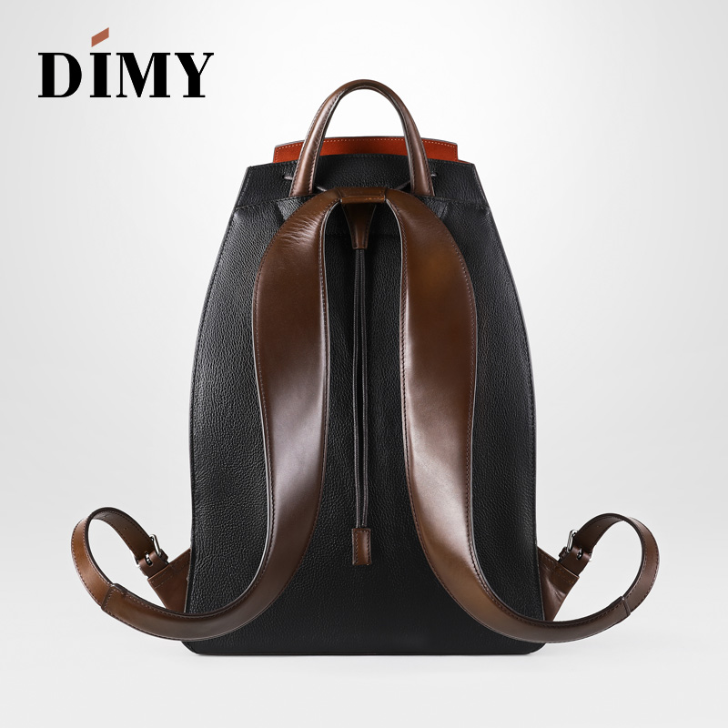 DIMY 2025 new men's genuine le – Genuine Leather Backpack Bewertung und Preis