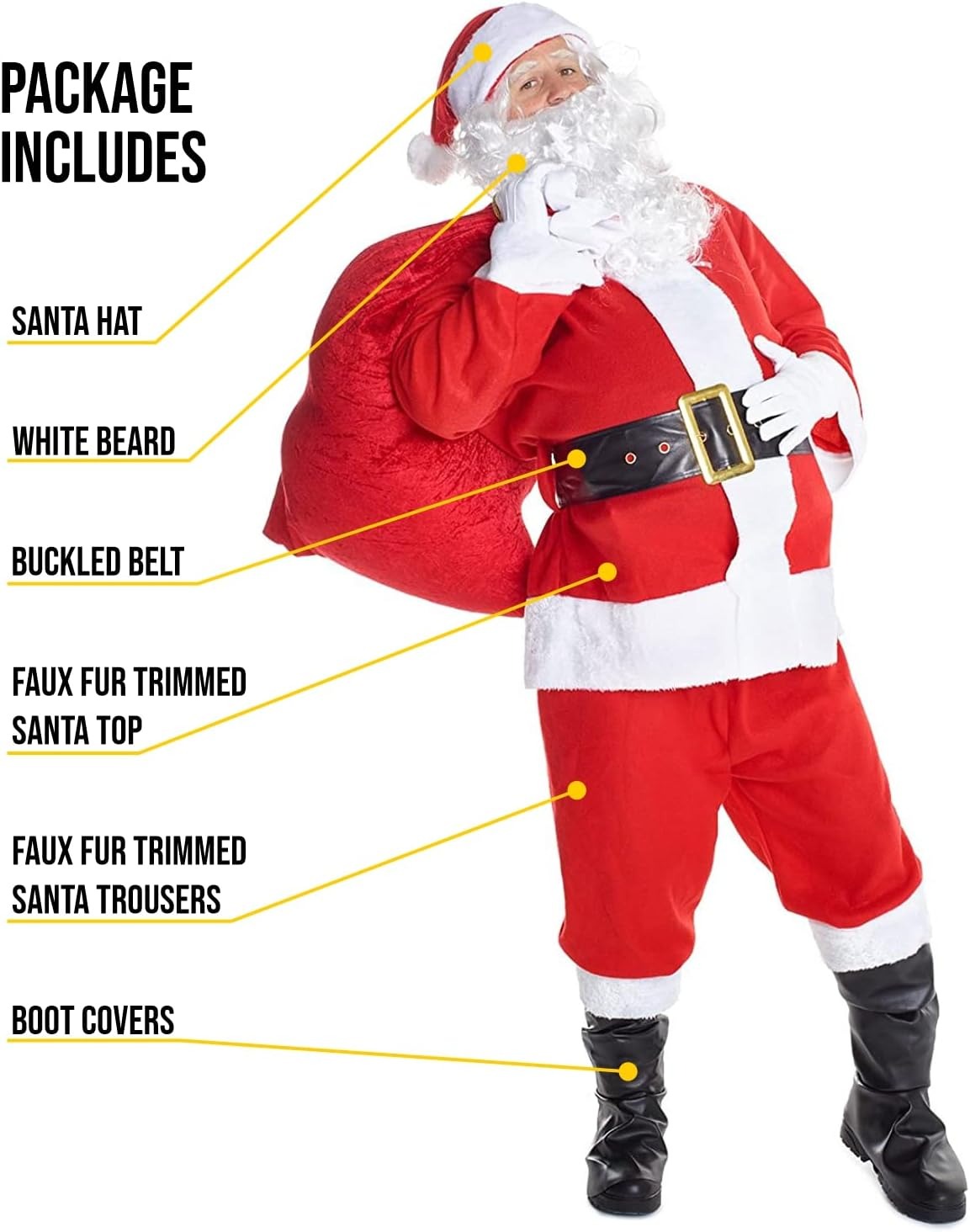 Christmas Santa Claus Costume  – Luxury Bags Europe Bewertung und Preis