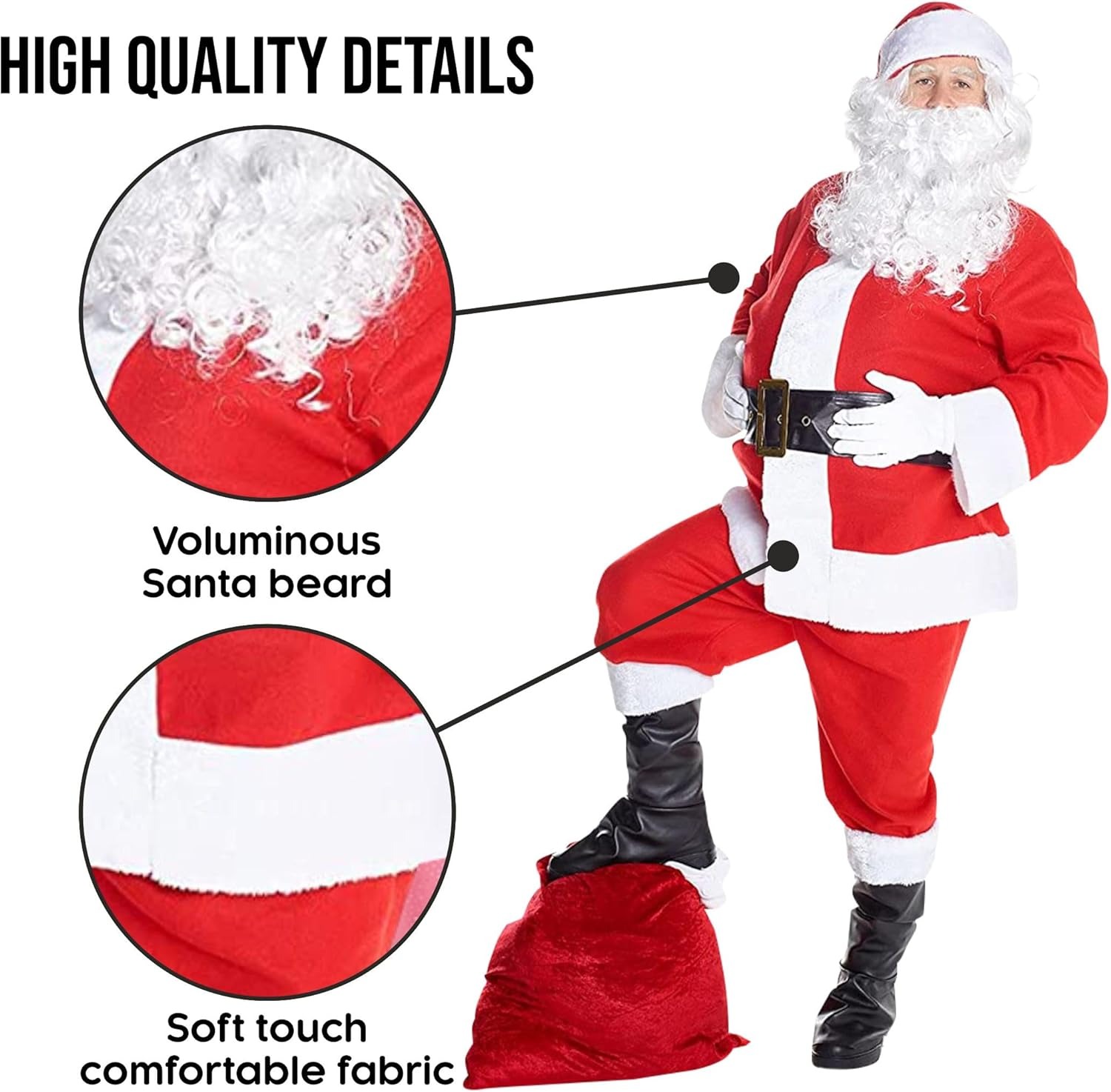 Christmas Santa Claus Costume  – Luxury Bags Europe Bewertung und Preis