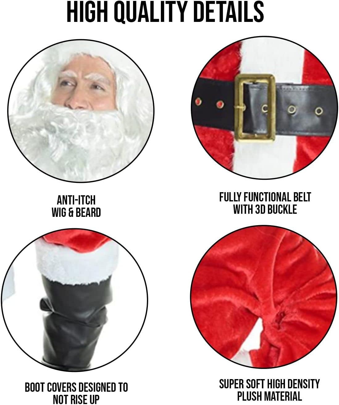 Christmas Santa Claus Costume  – Luxury Bags Europe Bewertung und Preis