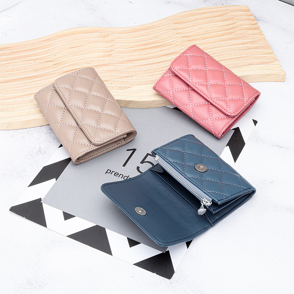 Sheepskin Quilted Card Holder  – Luxury Bags Name For Women Bewertung und Preis