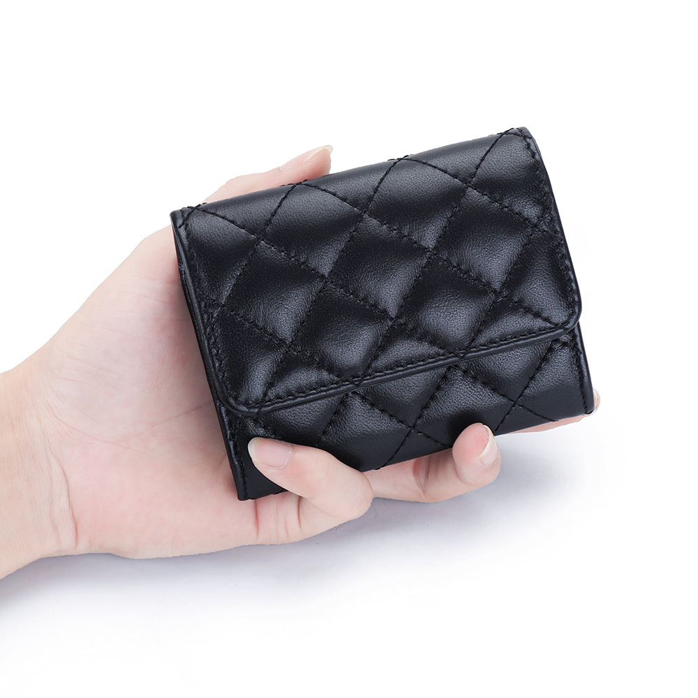Sheepskin Quilted Card Holder  – Luxury Bags Name For Women Bewertung und Preis