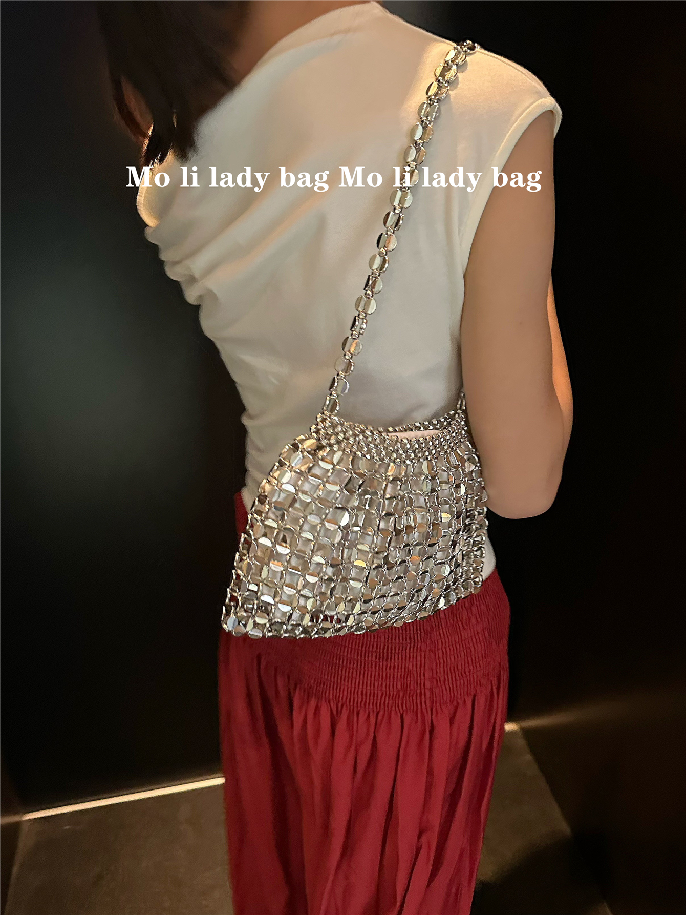 Silver Sequin Hollow out Handb – Luxury Bags For Young Women Bewertung und Preis