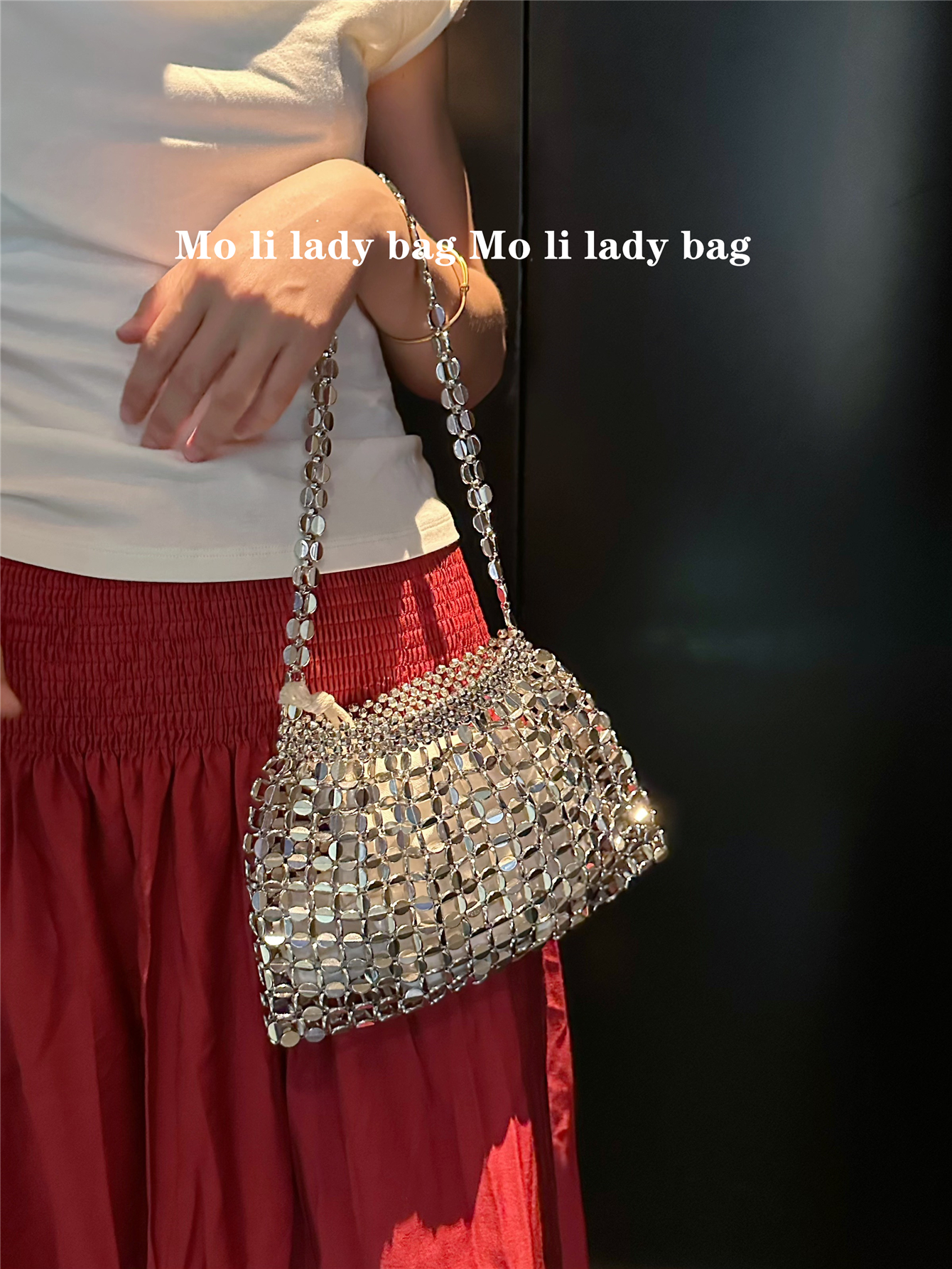 Silver Sequin Hollow out Handb – Luxury Bags For Young Women Bewertung und Preis