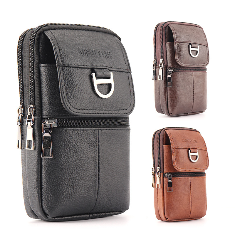 Men's leather waist bag - Larg – Genuine Leather Backpack Bewertung und Preis